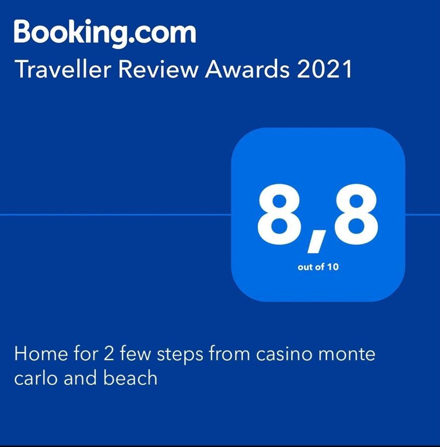 Home For 2 Few Steps From Casino Monte Carlo And Beach Beausoleil Eksteriør billede